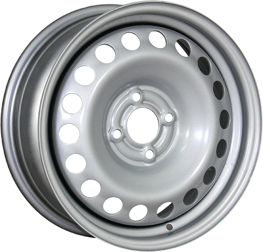 Диск стальной легковой 15*6 4*100 Et40 60.1 Trebl X40915 Silver Диск стальной легковой 15*6 4*100 Et40 60.1 Trebl X40915 Silver
