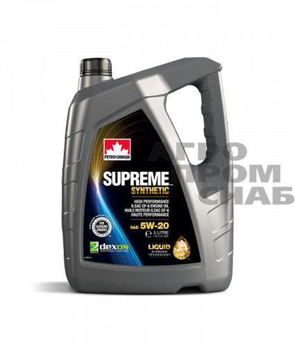 Масло Petro-Canada SUPREME SYNTHETIC SAE 5w-20 API SP (Канада) 5л.