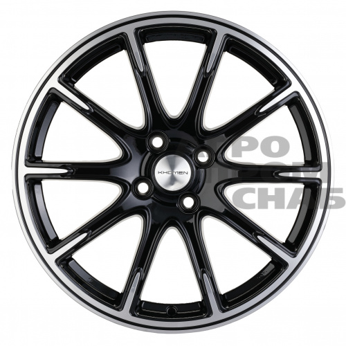 Диск литой 17*6,5 4*100 Et50 60,1 KHOMEN KHW1707 (Lada Vesta) GRAY-FP