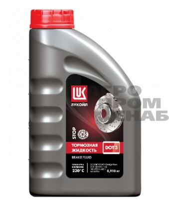 Тормозная жидкость Лукойл DOT-3 0,910 кг (12)/1л.