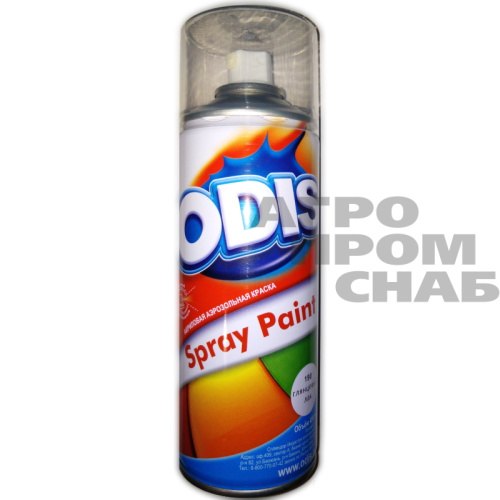 Краска-спрей ODIS глянцевый лак DS190 (Китай) 450мл.(12)