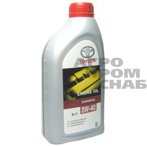 Масло Toyota MOTOR OIL SAE 5w-40 API SN/CF (08880-80376 GO) (Европа) 1л.