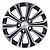 Диск литой 16*6.5 5*114,3 Et45 60,1 Khomen KHW1610 Corolla Black-FP Диск литой 16*6.5 5*114,3 Et45 60,1 Khomen KHW1610 Corolla Black-FP