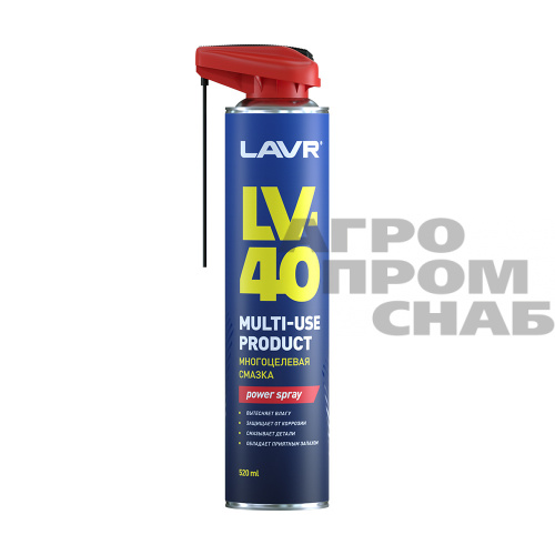 Смазка многоцелевая LV-40 LAVR Multipurpose grease (LN1453)  520 мл (12)