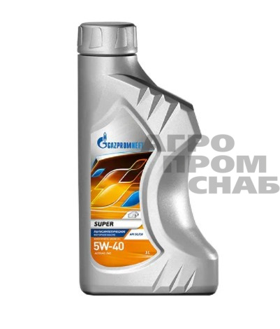 Масло Gazpromneft SUPER SAE 5w-40 API SG/CD (г.Омск) 1л. Масло Gazpromneft SUPER SAE 5w-40 API SG/CD (г.Омск) 1л.