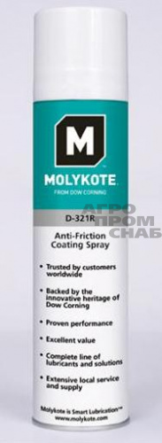 Покрытие Molykote D321 R Sprey  400мл.