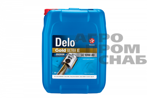 Масло Texaco DELO Gold ULTRA E SAE 10W-40 (п/синт) 20л.