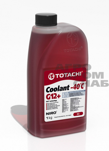 Антифриз TOTACHI NIRO Coolant Red -40C G12+ 1кг.