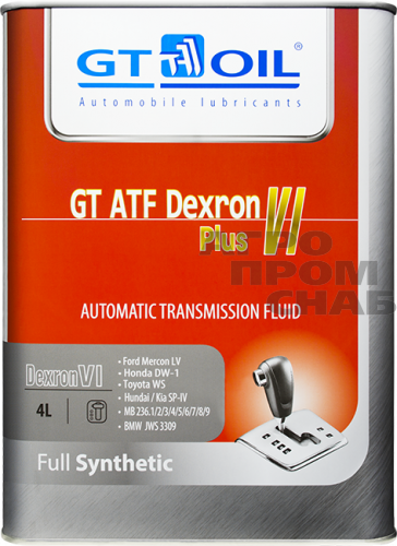 Масло Трансмиссионное GT ATF Dexron VI Plus  4л