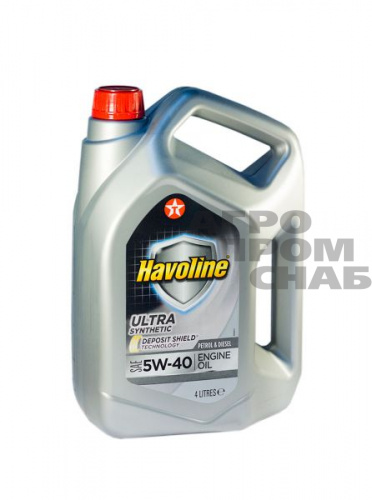 Масло Texaco HAVOLINE ULTRA SAE 5w-40 API SN/CF 4л.