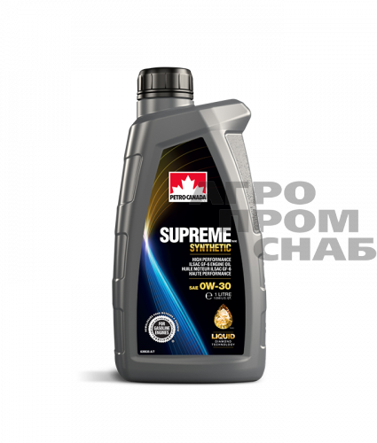 Масло Petro-Canada SUPREME SYNTHETIC SAE 0w-30 API SP (Канада) 1л.