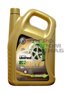 Масло UNITED ECO-ELITE 5W-20 (полная синтетика) 1л.