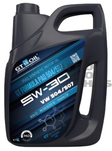 Масло GT Formula PAO 504/507 SAE 5W-30 API SN,  ACEA C3 4л.  (6шт)