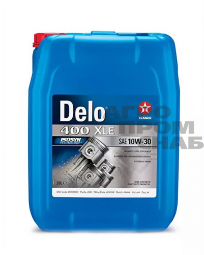 Масло Texaco Delo 400 XLE SAE 10w-30 20л.