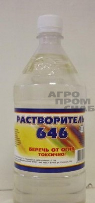 Растворитель 646 НТВК ГОСТ пластик 1л. (12)