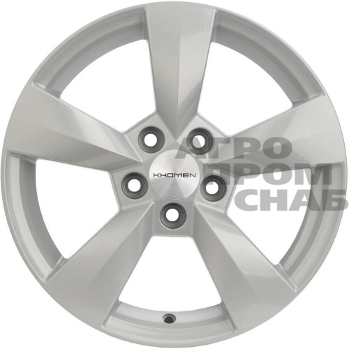 Диск литой 15*6.0 5*100 Et40 57,1 Khomen KHW1504 ZV Polo F-SILVER