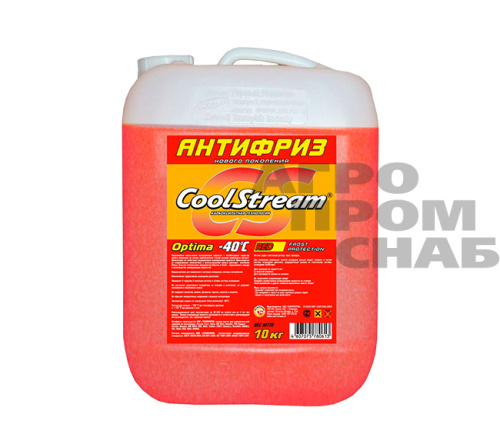 Антифриз CoolStream Optima (красный) 10кг.