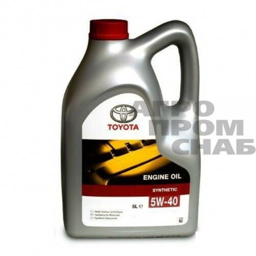 Масло Toyota MOTOR OIL SAE 5w-40 API SN/CF (08880-80375 GO) (Европа) 5л.