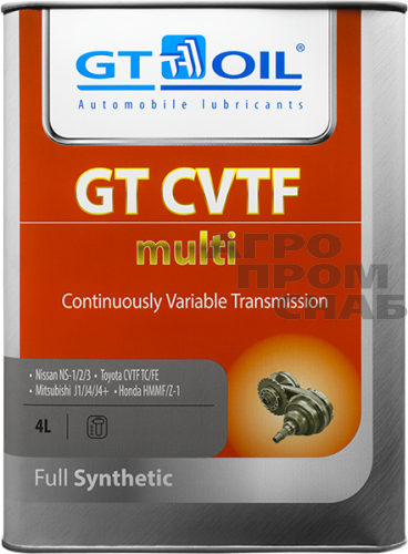 Масло Трансмиссионное GT CVTF Multi (Корея) 4л. (4)