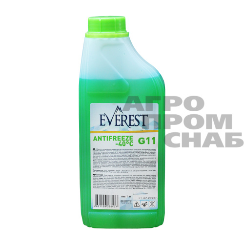 Антифриз EVEREST G11 (зеленый) Антифриз EVEREST G11 (зеленый)