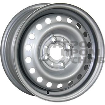 Диск стальной 14*5,5 4*100 ET43 D60,1 Renault Logan серебро