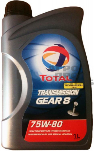 Масло Total TRANSMISSION GEAR 8 SAE 75w-80 API GL-4+ (Франция) 20л.