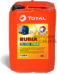 Масло моторное Total RUBIA TIR 7400 15w-40 Cl-4/SL 20 л.