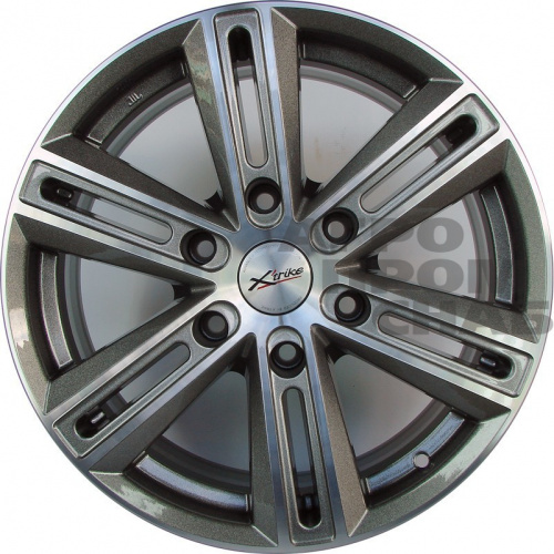 Диск литой 17*7,5 6*139,7 Et25 106,1 X'trike X-124  HSB [67563] Toyota LC Prado