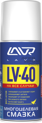 Смазка многоцелевая LV-40 LAVR Multipurpose grease (LN1484)  210 мл (12) Смазка многоцелевая LV-40 LAVR Multipurpose grease (LN1484)  210 мл (12)