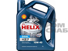 Масло Shell HELIX DIESEL HX 7 10W-40 CF  4л.