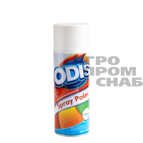 Краска-спрей ODIS белый DS40 (Китай) 450мл.(12) Краска-спрей ODIS белый DS40 (Китай) 450мл.(12)